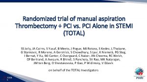 Randomized trial of manual aspiration Thrombectomy PCI vs