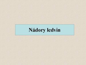 Ndory ledvin Ndory ledvinnho parenchymu Ndory ledvinn pnviky