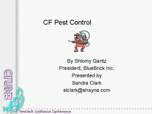 CF Pest Control By Shlomy Gantz President Blue