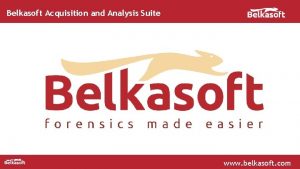 Belkasoft acquisition tool download