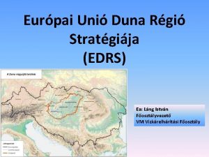 Eurpai Uni Duna Rgi Stratgija EDRS Ea Lng