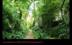 Les carrires de CRAZANNES en Saintonge 17 La