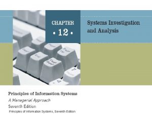 Principles of Information Systems Seventh Edition Effective systems