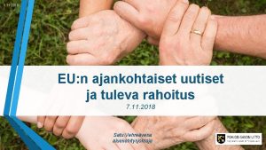 5 11 2018 EU n ajankohtaiset uutiset ja