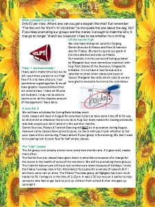 FIVE ALIVE March April 2015 Newsletter May June