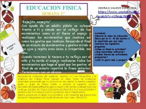 EDUCACION FISICA OBSERVA EL SIGUIENTE VIDEO Y BAILA