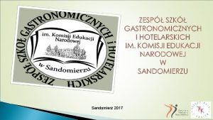 Sandomierz 2017 Dziaania edukacyjne Szkoy Promujcej Zalecenia Europejskiego