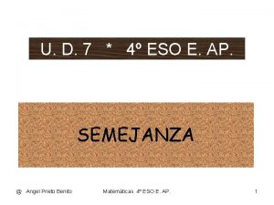 U D 7 4 ESO E AP SEMEJANZA