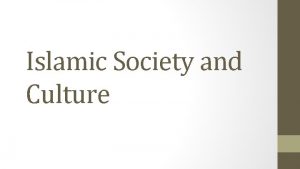 Islamic Society and Culture Abbasid Caliphate 750 1258