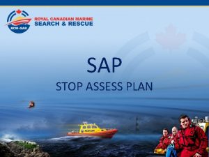 SAP STOP ASSESS PLAN Stop Assess Plan is
