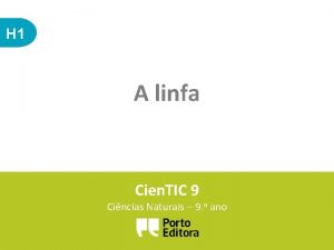 H 1 A linfa Cien TIC 9 Cincias