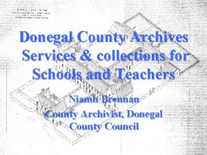 Donegal County Archives Services collections for Schools and