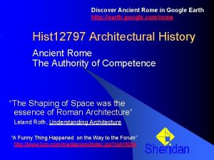 Ancient rome google earth