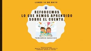 LUNES 18 DE MAYO REFORCEMOS LO QUE HEMOS