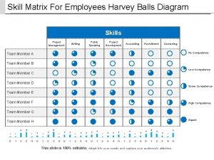 Skill Matrix For Employees Harvey Balls Diagram Skills