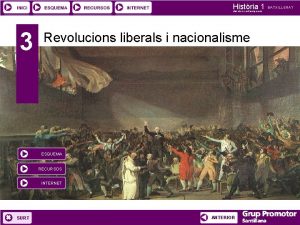 Histria 1 del mn contemporani 3 Revolucions liberals