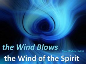 the Wind Blows Dave Walker 6213 John 3