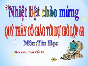 Gio vin Ng Vit Di 1 2 Trnh