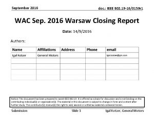 September 2016 doc IEEE 802 19 160159 r