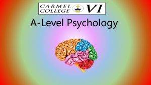 ALevel Psychology What is Psychology Psychology is a