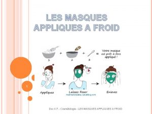 LES MASQUES APPLIQUES A FROID 1 melimelodelafee canalblog