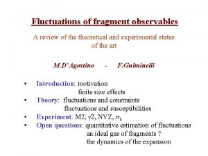Fluctuations of fragment observables A review of theoretical
