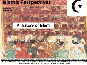 Islamic Perspectives Dialogue Education A History of Islam