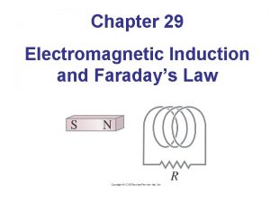 Chapter 29 Electromagnetic Induction and Faradays Law Units