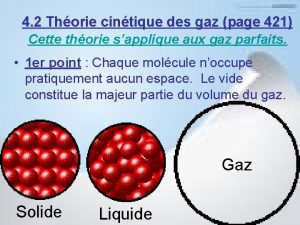 4 2 Thorie cintique des gaz page 421