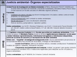 Justicia ambiental rganos especializados Argentina Division Of Early