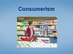 Consumerism Food Labels Components of a Food Label