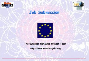 Job Submission The European Data Grid Project Team