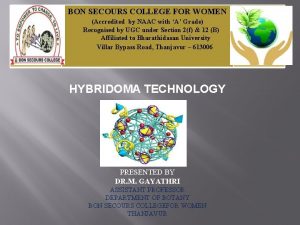 BON SECOURS COLLEGE FOR WOMEN Accredited by NAAC
