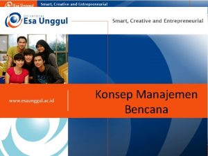 Konsep Manajemen Bencana Latar Belakang Bencana disaster disaster