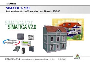 SIMATICA V 2 0 Automatizacin de Viviendas con