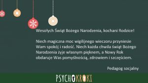 Wesoych wit Boego Narodzenia kochani Rodzice Niech magiczna