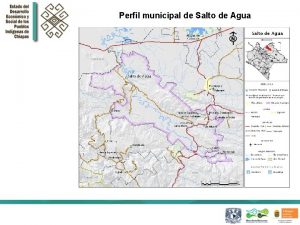 Perfil municipal de Salto de Agua Perfil municipal