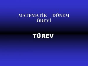 MATEMATK DNEM DEV TREV TANIM Varsa lim fxfxo