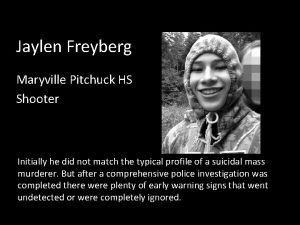 Jaylen Freyberg Maryville Pitchuck HS Shooter Initially he