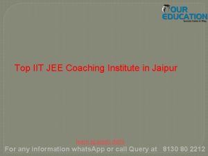 Best jee coaching in jaipur Best jee coaching in jaipur
