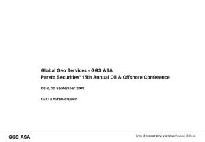 Global geo services