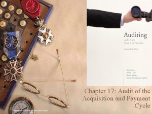 Chapter 17 Audit of the Acquisition and Payment