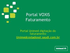 Voxis unimed costa do sol