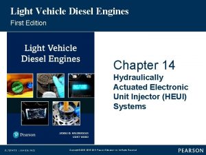Light Vehicle Diesel Engines First Edition Chapter 14