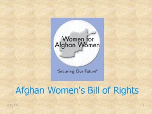 Afghan Womens Bill of Rights 682021 1 Afghan