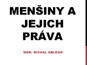 Michal meniny