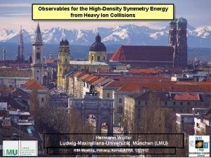 Observables for the HighDensity Symmetry Energy from Heavy