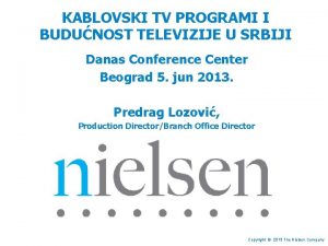 KABLOVSKI TV PROGRAMI I BUDUNOST TELEVIZIJE U SRBIJI