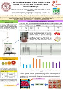 Preservation of freshcut fruit with polyphenols and essential