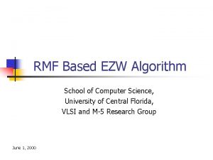 Ezw algorithm